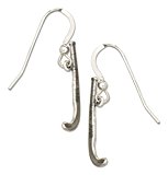 field hockey stick earrings
